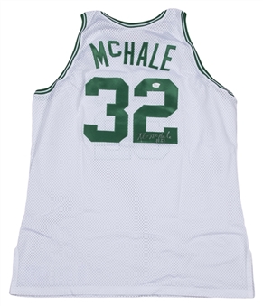 1991-92 Kevin McHale Game Used and Signed Boston Celtics Home Jersey (JSA) 